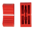 Knob fader Re-An 11mm RED for T metal shafts