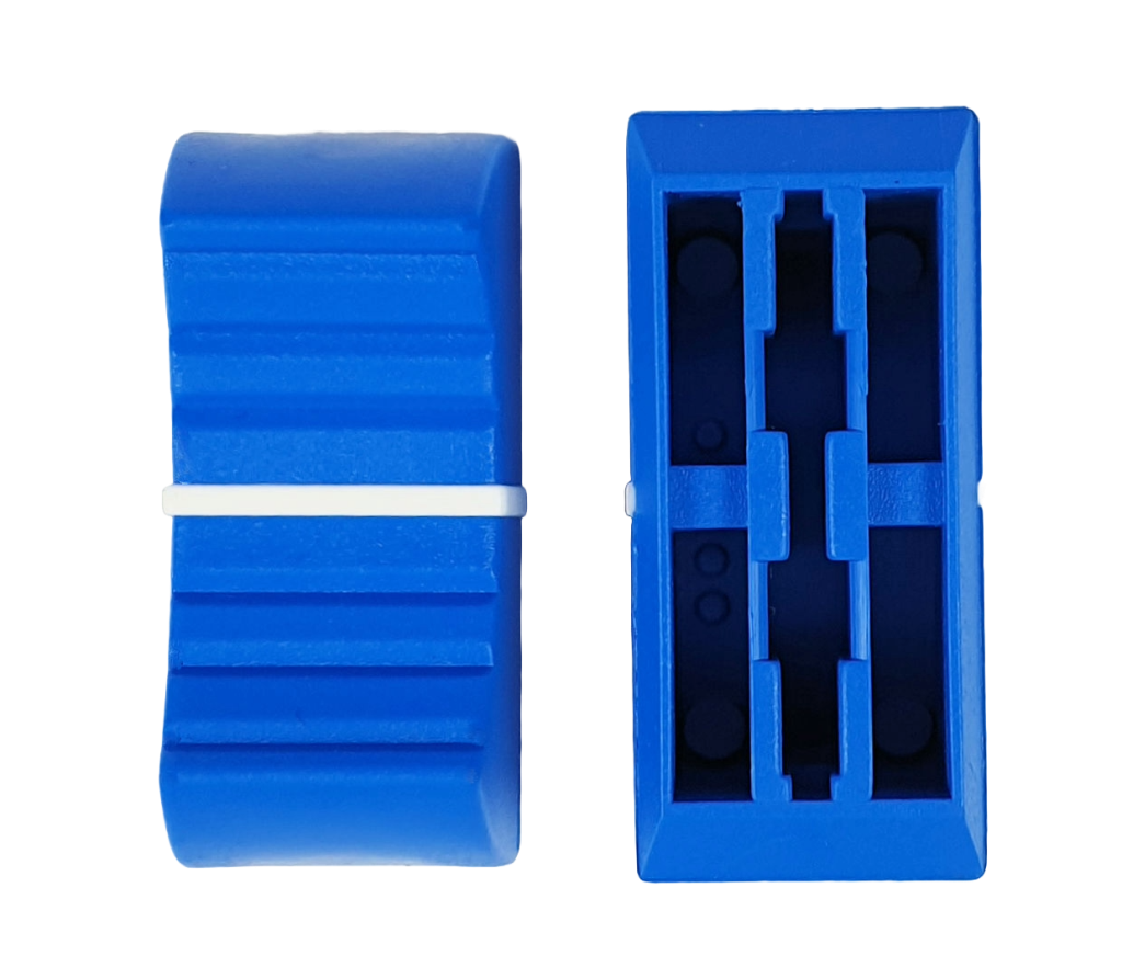 Knob fader Re-An 11mm BLUE for T metal shafts