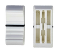Knob fader Re-An 11mm WHITE for T metal shafts