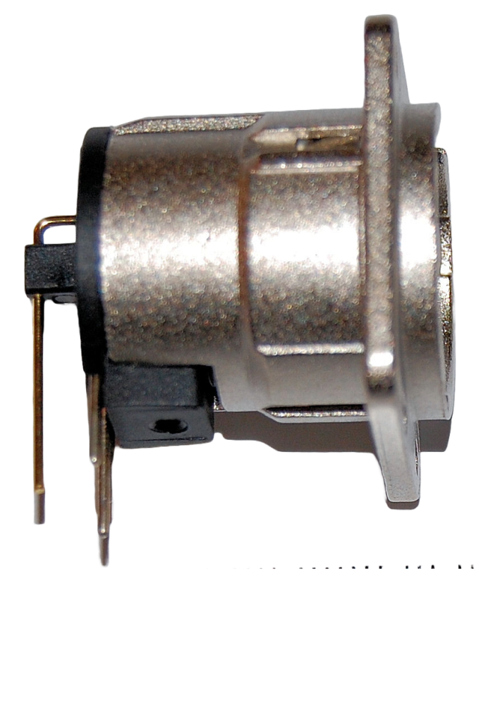 XLR chas 3p male alu pcb 10600234