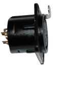 XLR chassis 3p female black 10600422