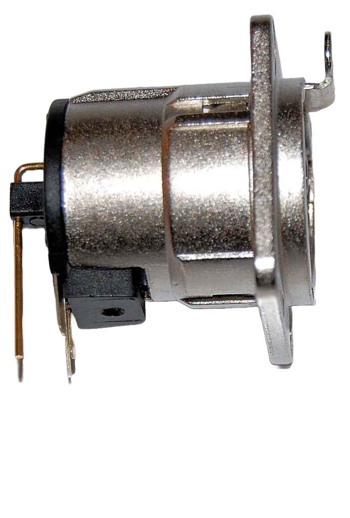 XLR chas 3p female alu pcb 10600425