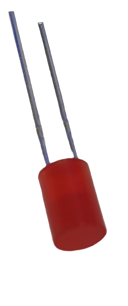 Led RED 4.5mm flat top 10250405