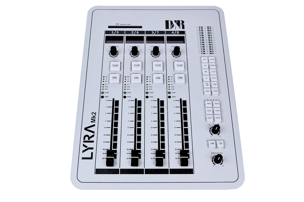 LYRA-4 fader Compact Digital Broadcast System